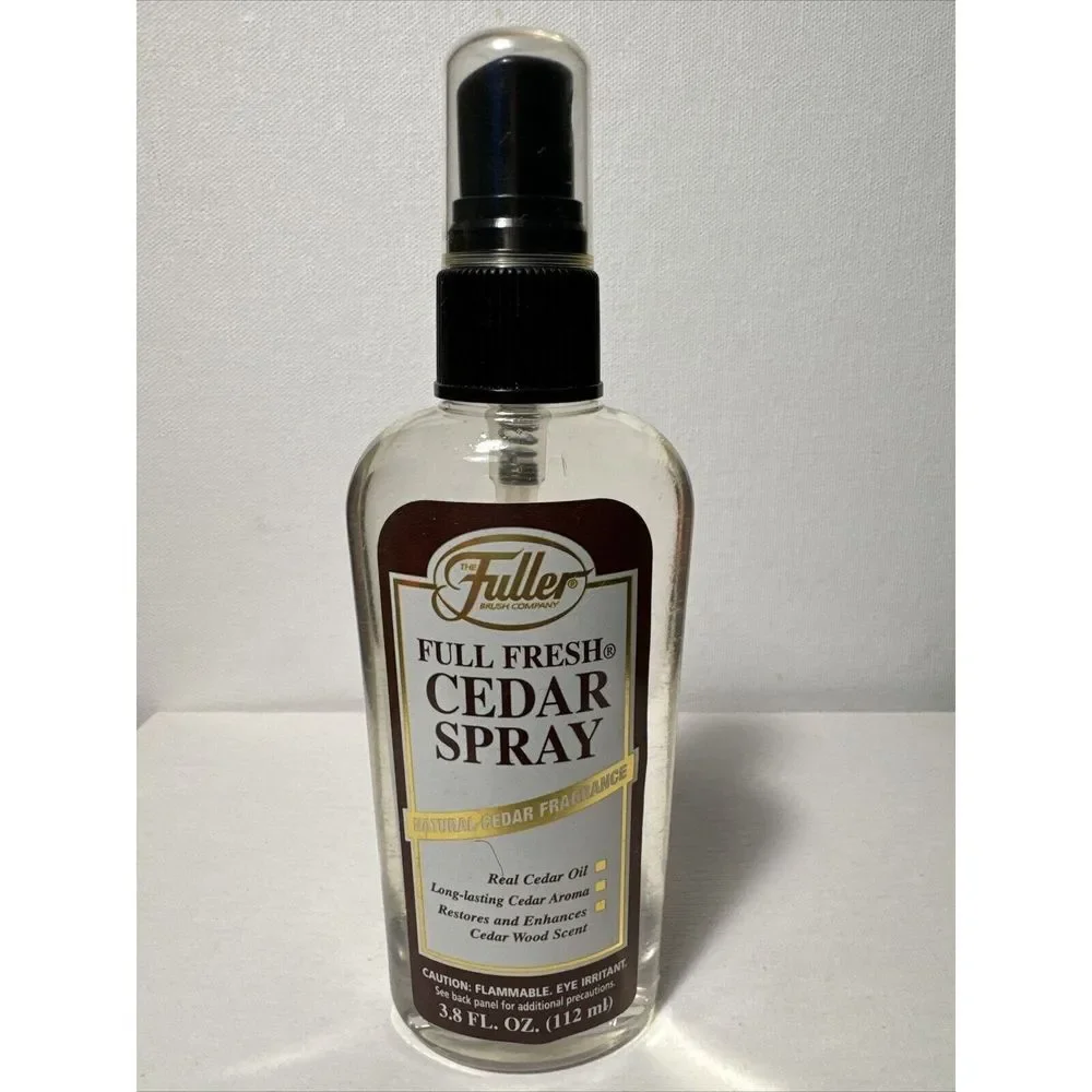 Fuller Brush Company Full Fresh Cedar Spray 3.8 fl. oz. / 112 ml. With Cap NEW